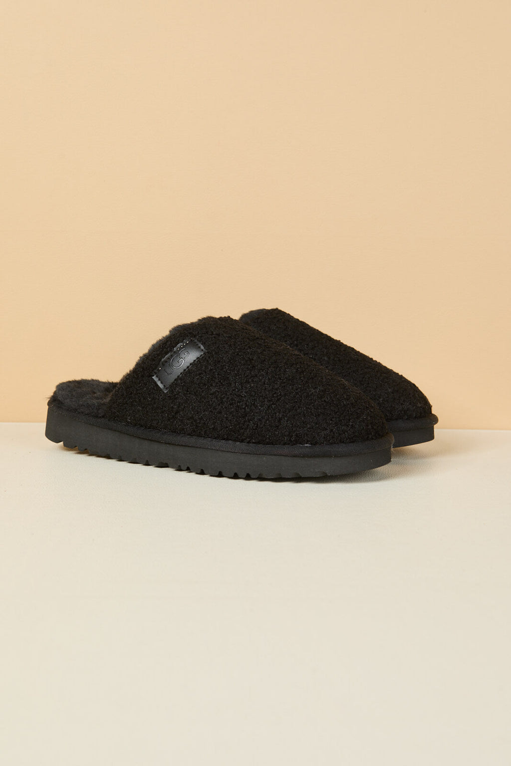 UGG Languorous Shepherd Blend Wool Slipper - Black