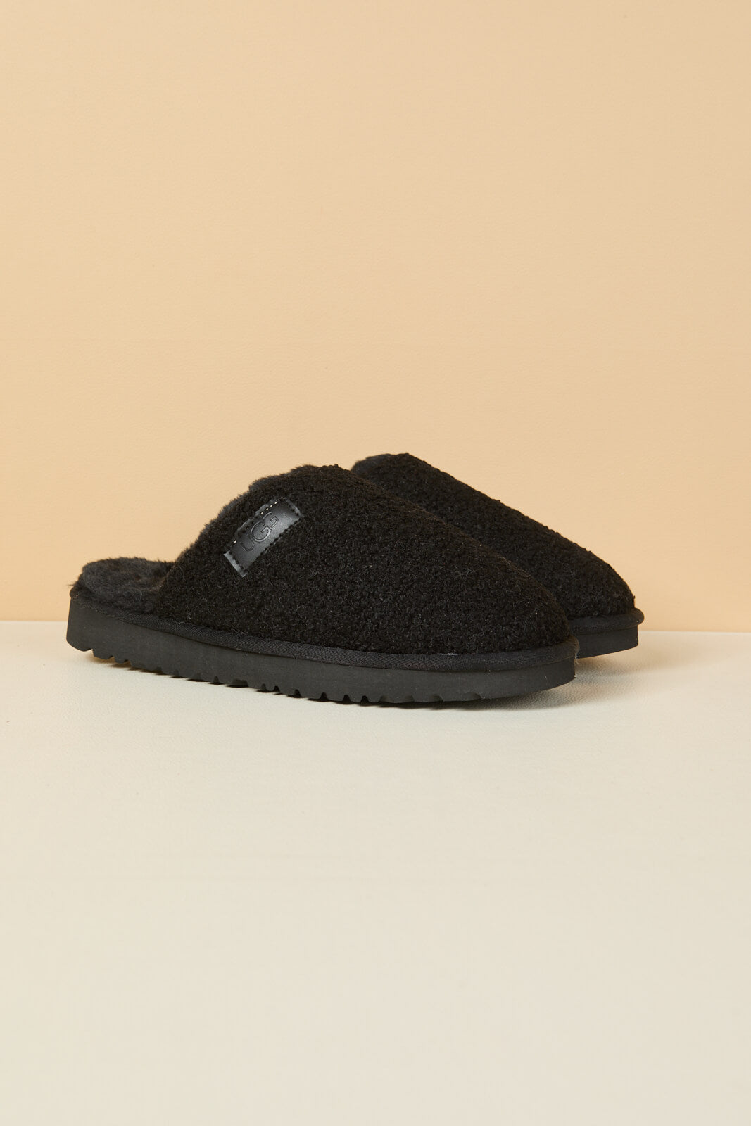 UGG Languorous Shepherd Blend Wool Slipper - Black