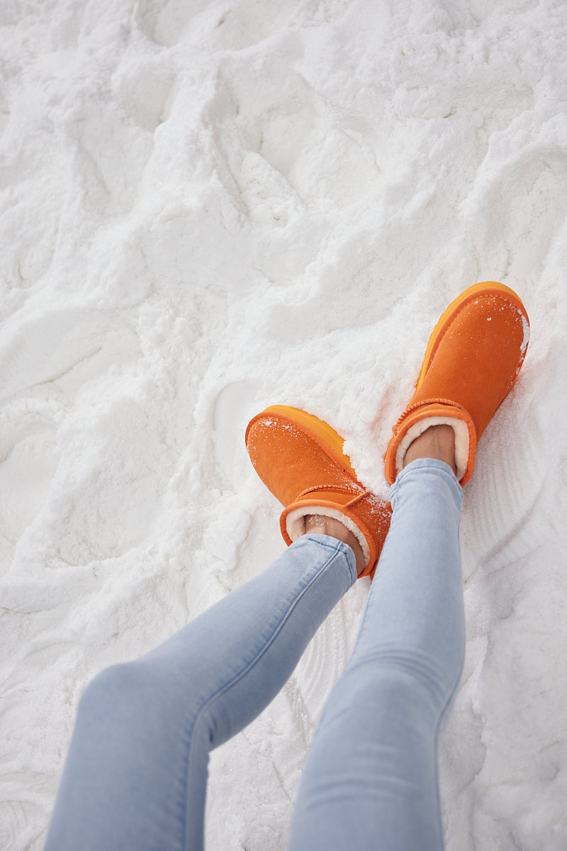 UGG Ultra Mini Platform Low Ankle Boot - Orange