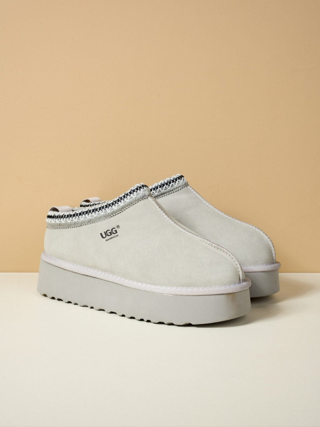 UGG Tassie X Tasman Platform Slipper Boot - Pale
