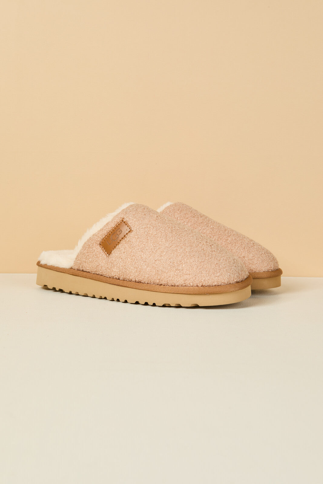 UGG Languorous Shepherd Blend Wool Slipper - Beige