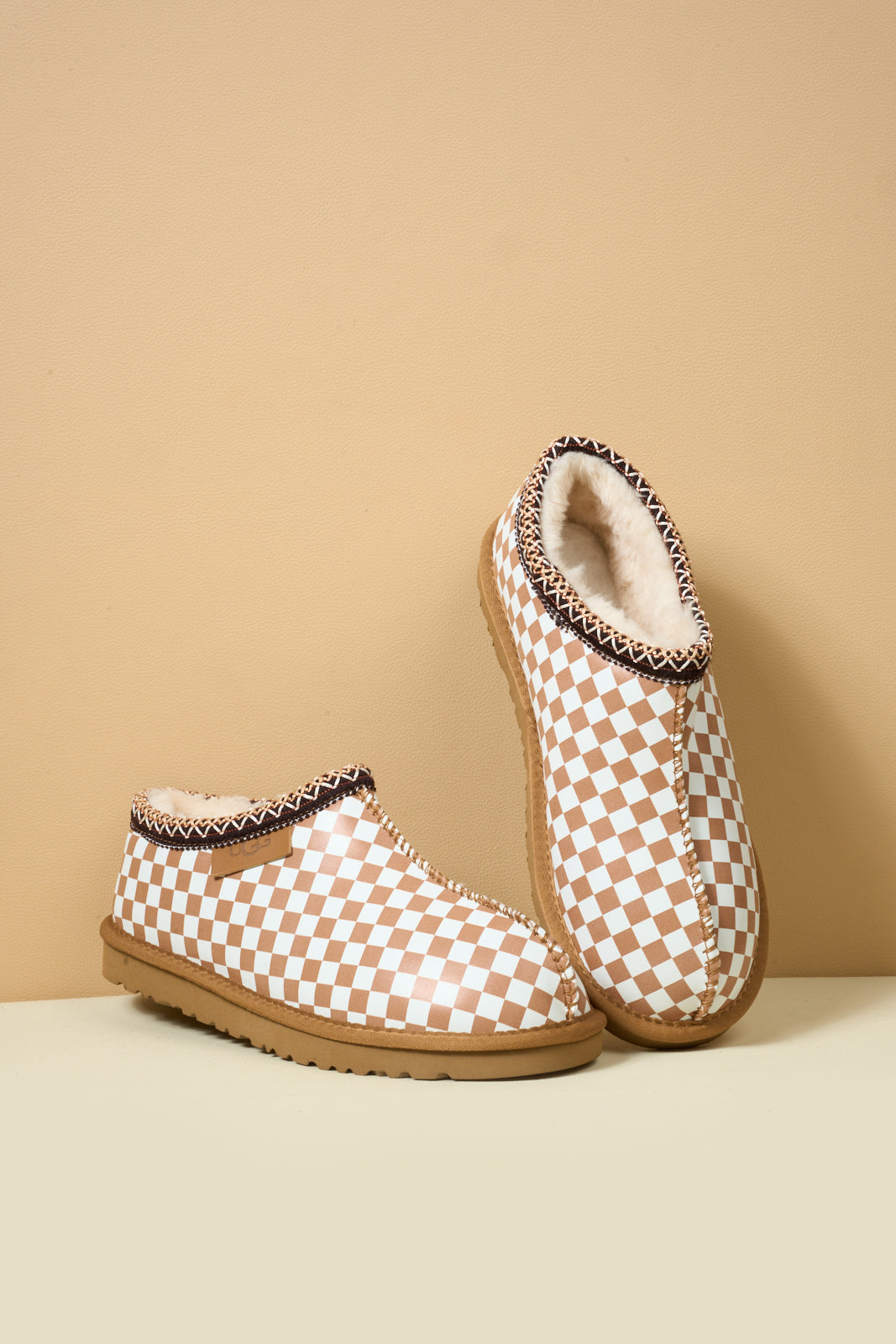UGG Seasonal Cheers Plaid Bootie - Khaki