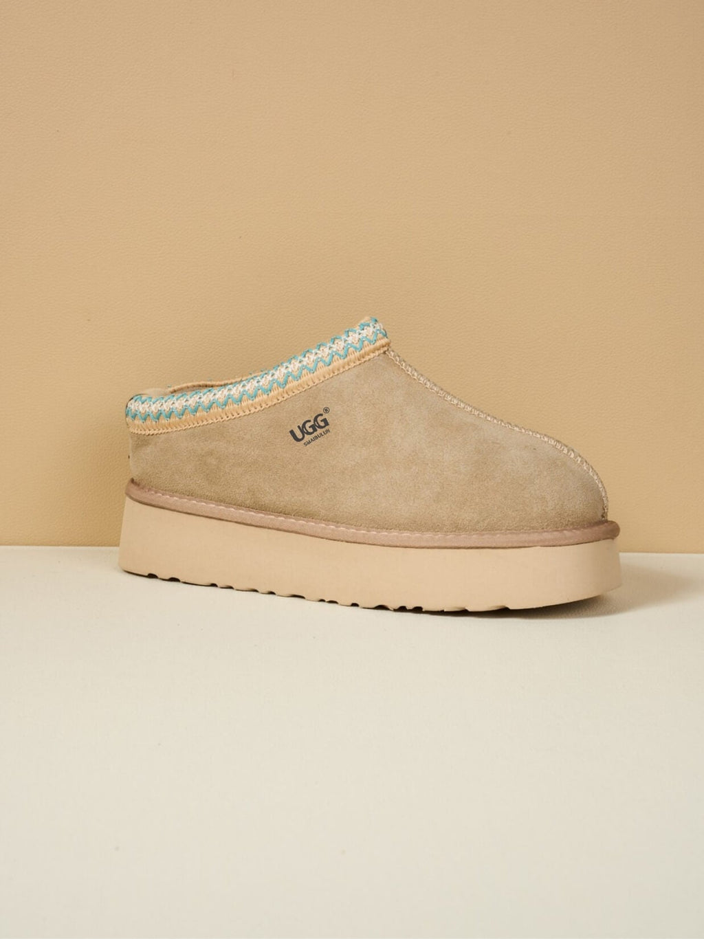 UGG Tazzy Mini Platform Low Ankle Slippers - Neutral