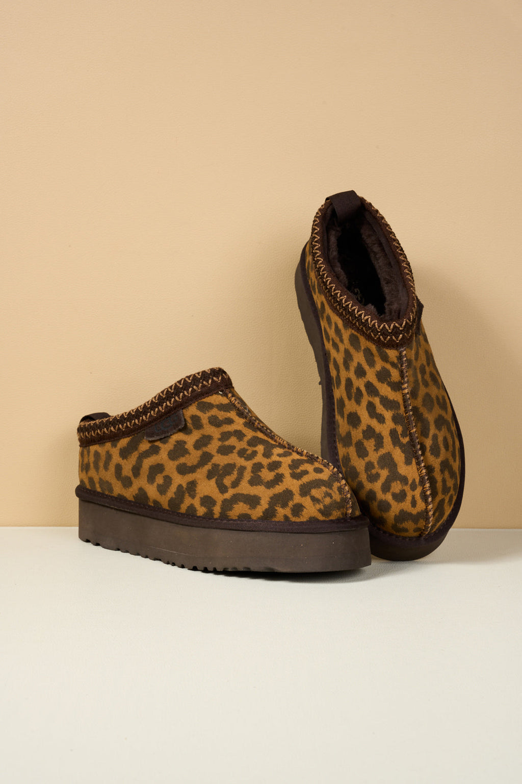 UGG Tassie X Tasman Platform Slipper Boot - Cheetah