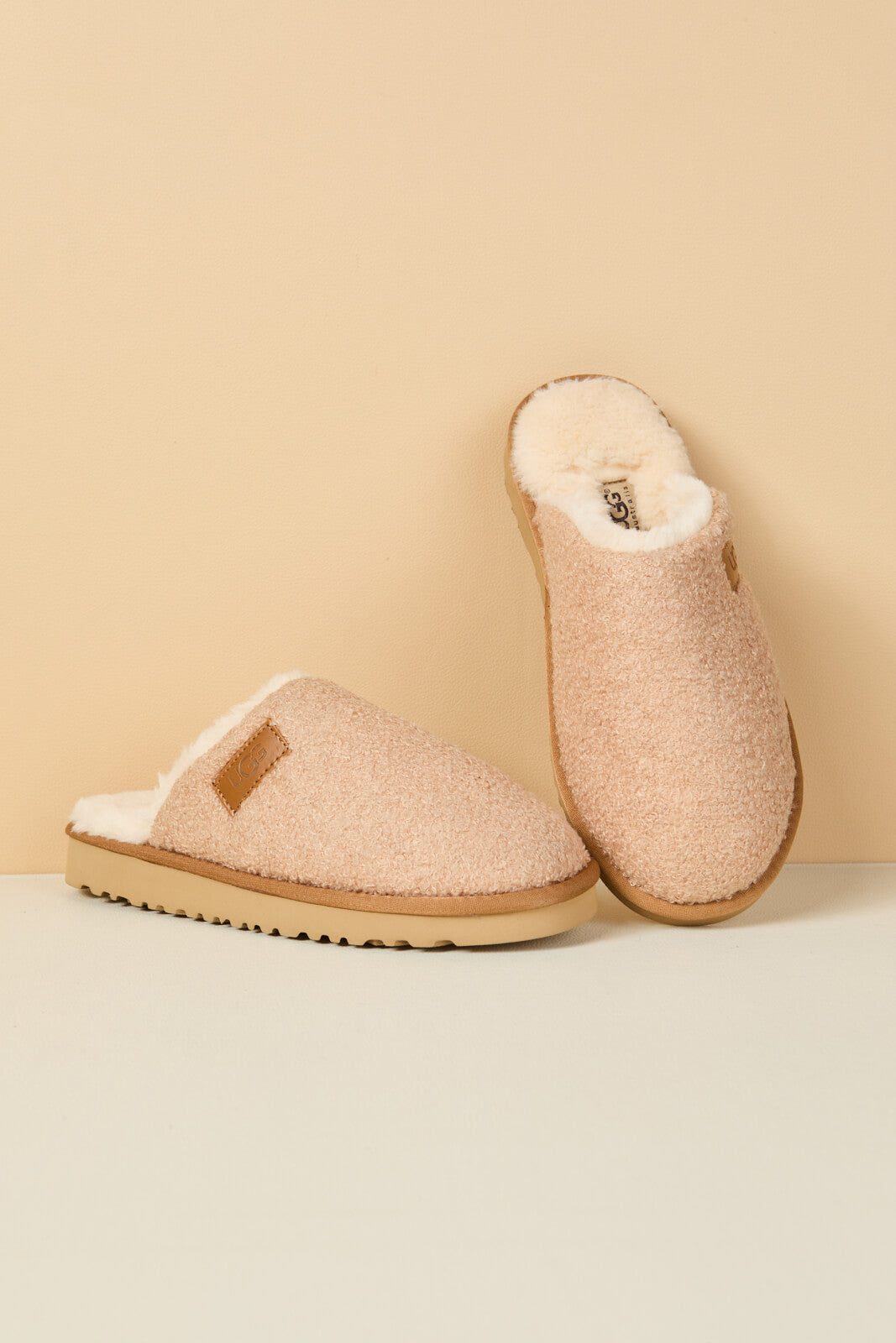 UGG Languorous Shepherd Blend Wool Slipper - Beige