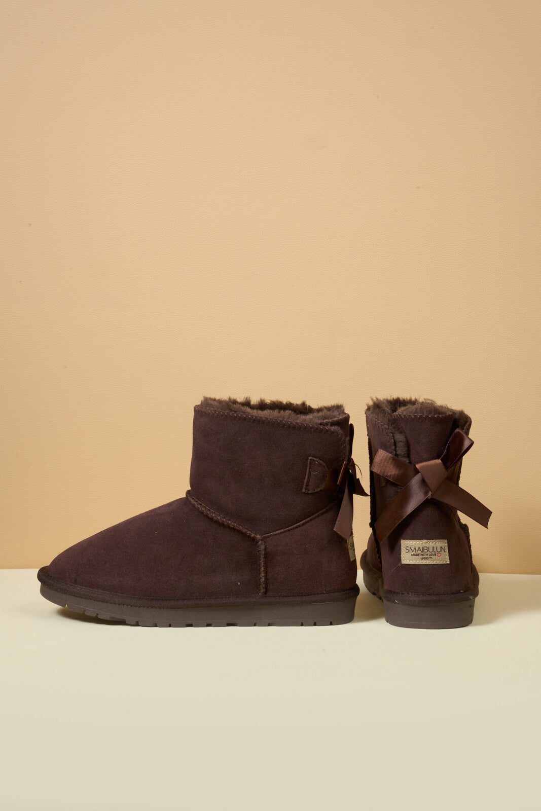 UGG Bailey Bow UGG Mini Boots - Chocolate
