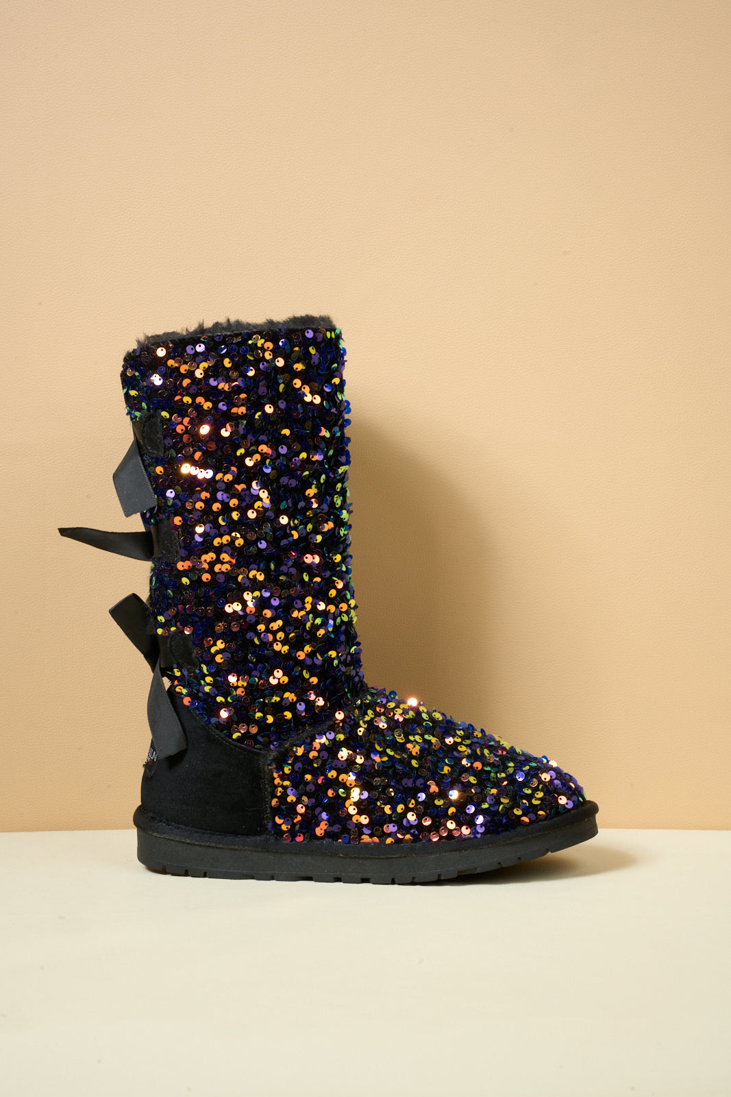 UGG Tay Swift Celebration Rhinestone Bailey Bow Sequin Boots - Multi