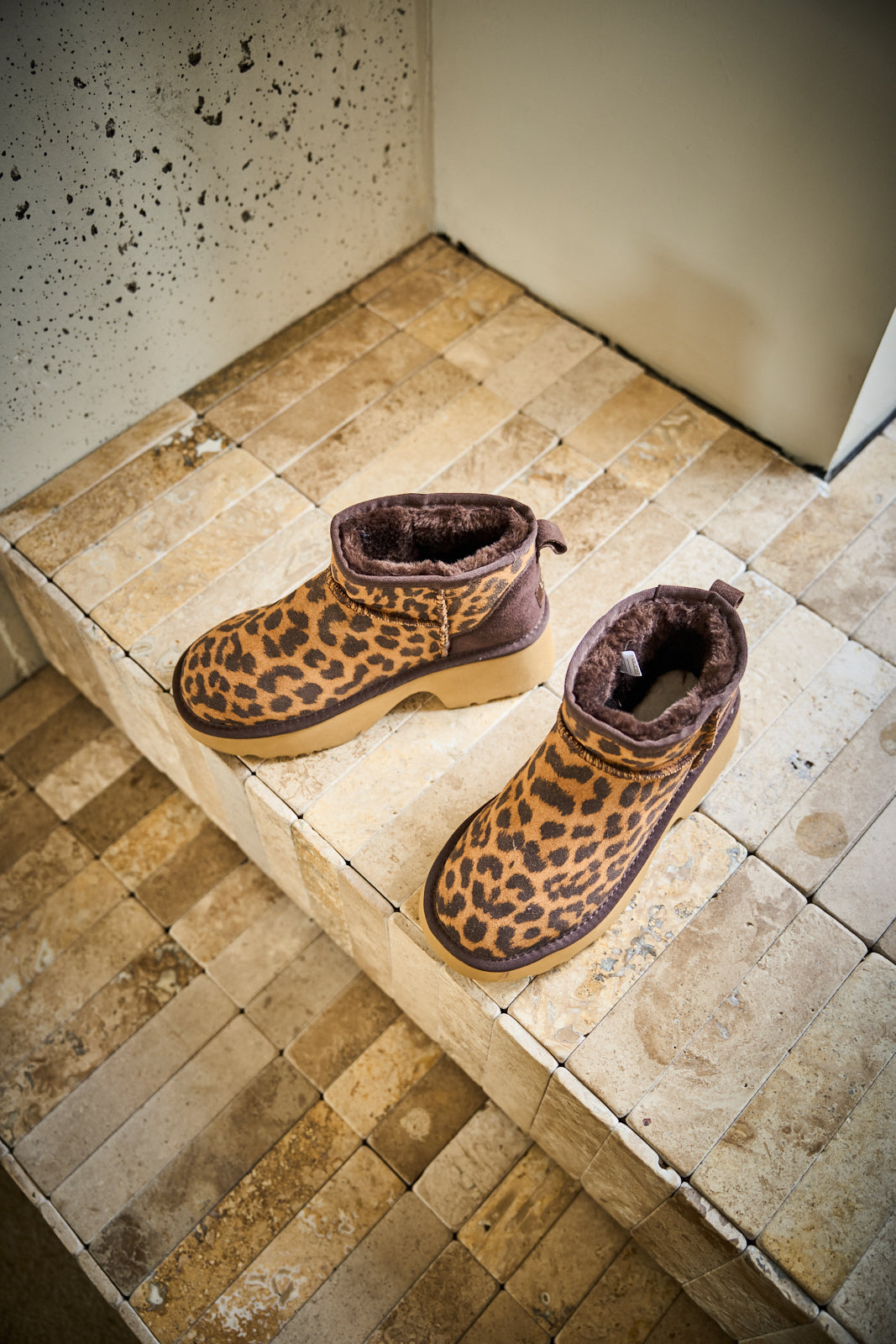 UGG Ultimate Platform Ankle Boots - Cheetah