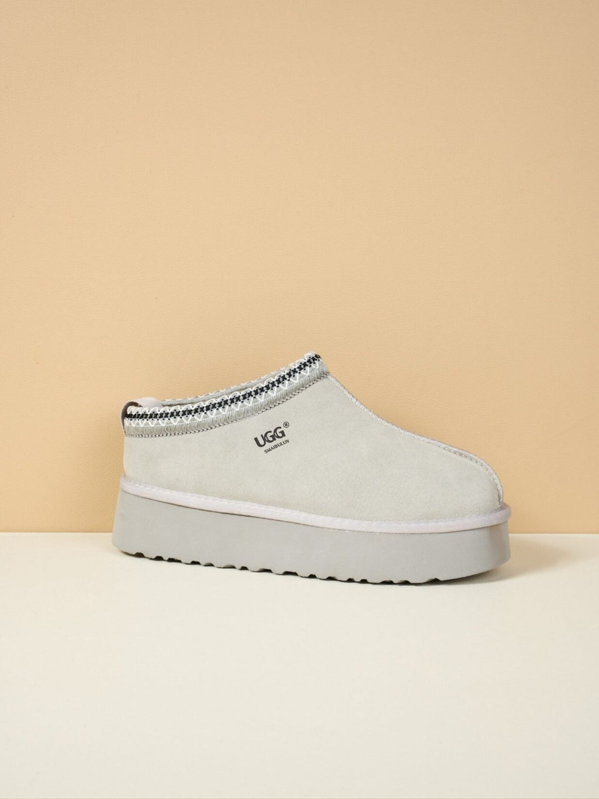 UGG Tassie X Tasman Platform Slipper Boot - Pale
