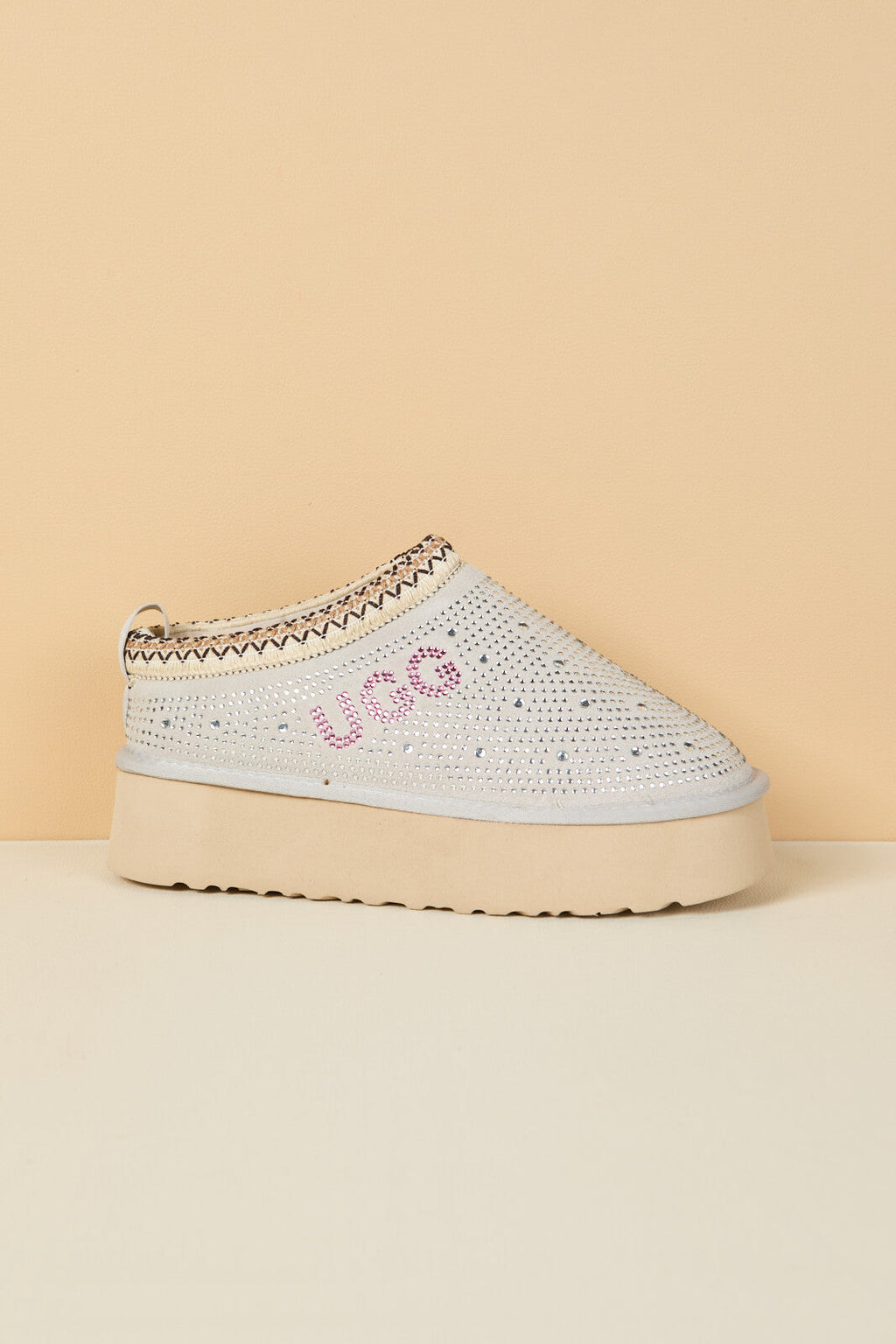 UGG Tassie Swifty Diamond Platform Boot - Gray