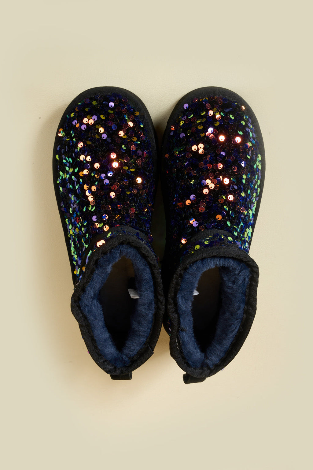 UGG Mini Glitter Low Ankle Platform Boots - Multi