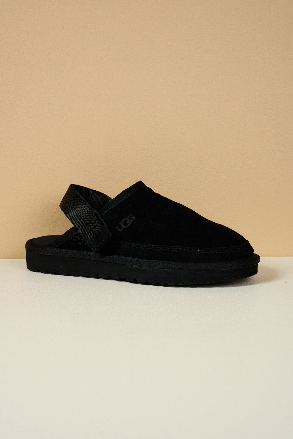 UGG Lyla Suede Slingback Scuff Slipper - Black