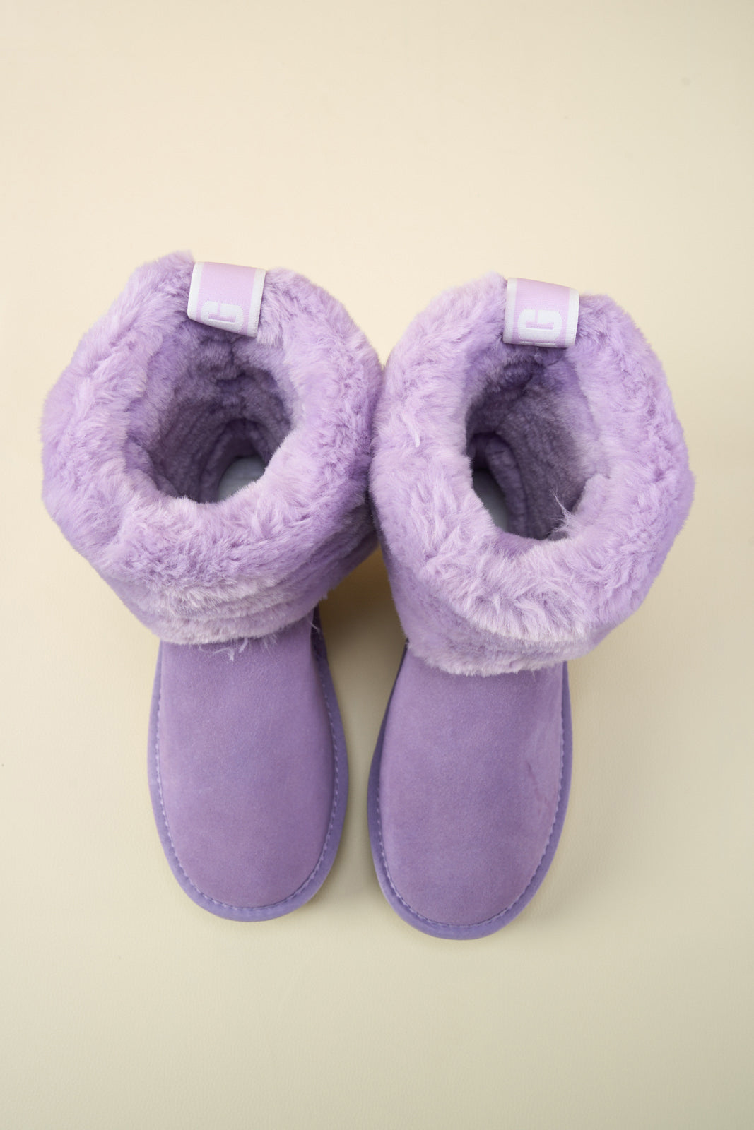 UGG Adelene Sherpa Woolen Boots - Lavender
