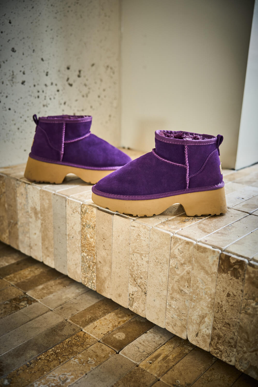 UGG Ultimate Platform Ankle Boots - Violet