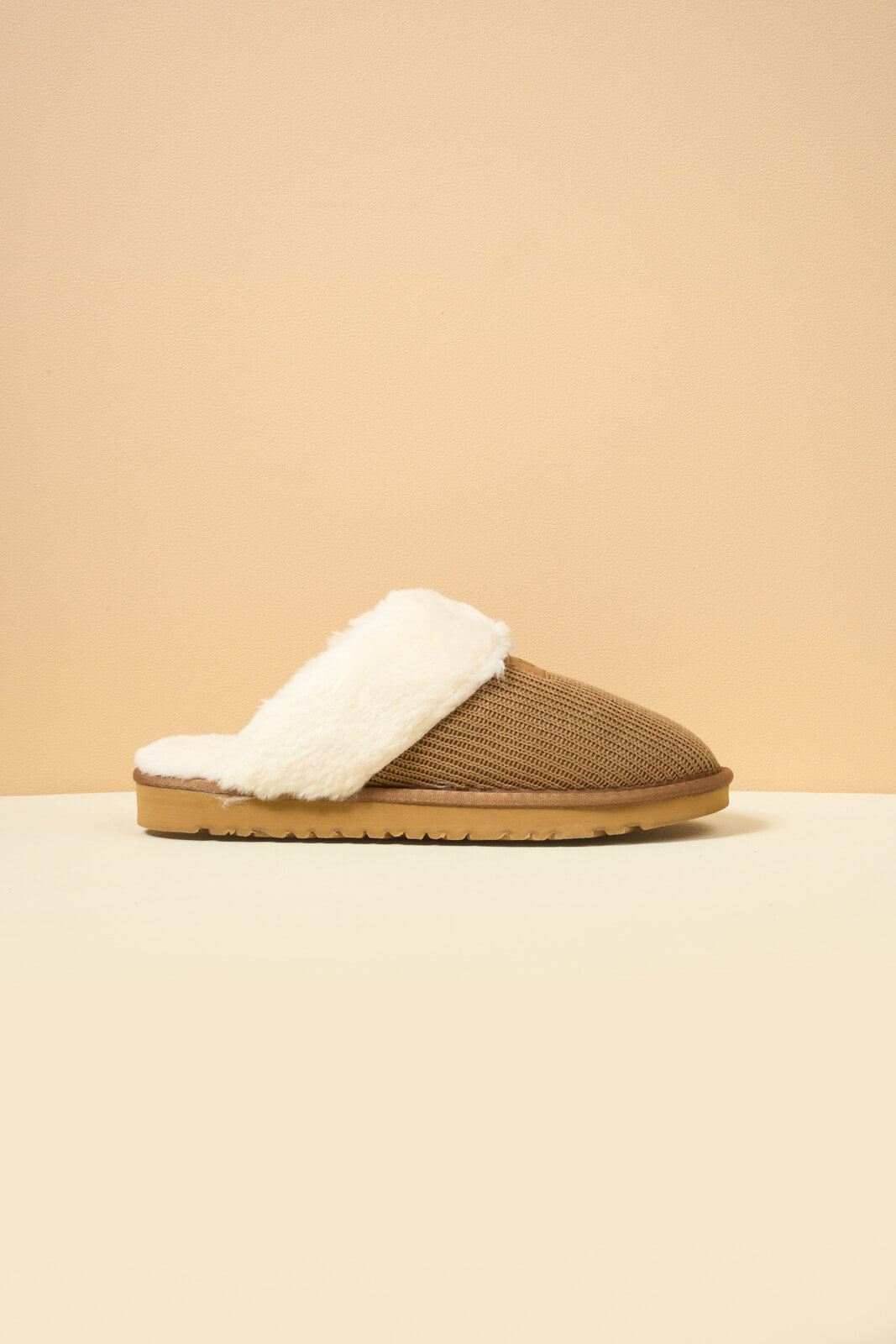 UGG Corduroy Knit Wool Blend Slipper - Chestnut