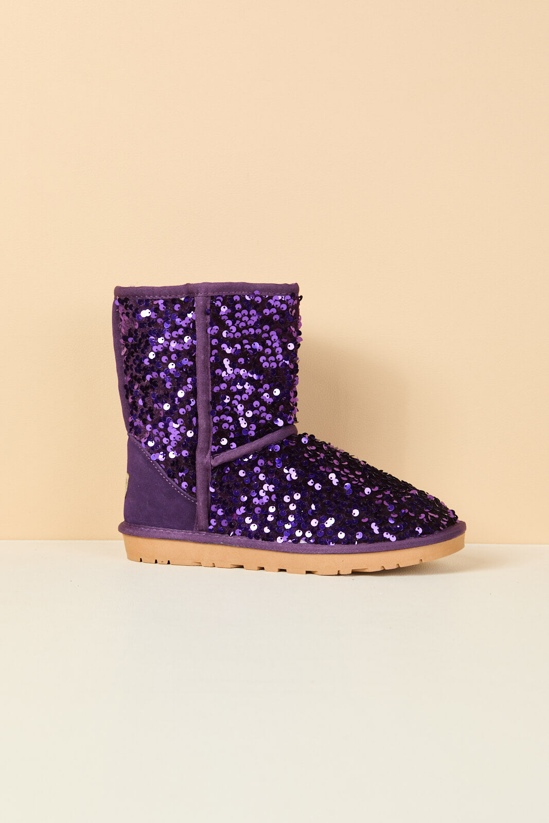 UGG Dallas Glam Sequin Shearling Boots - Violet