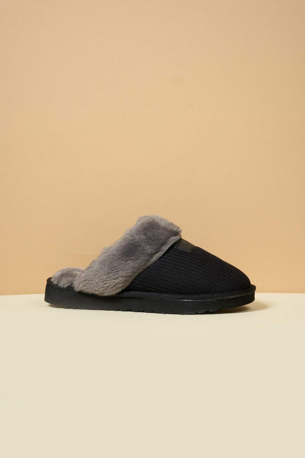 UGG Corduroy Knit Wool Blend Slipper - Charcoal