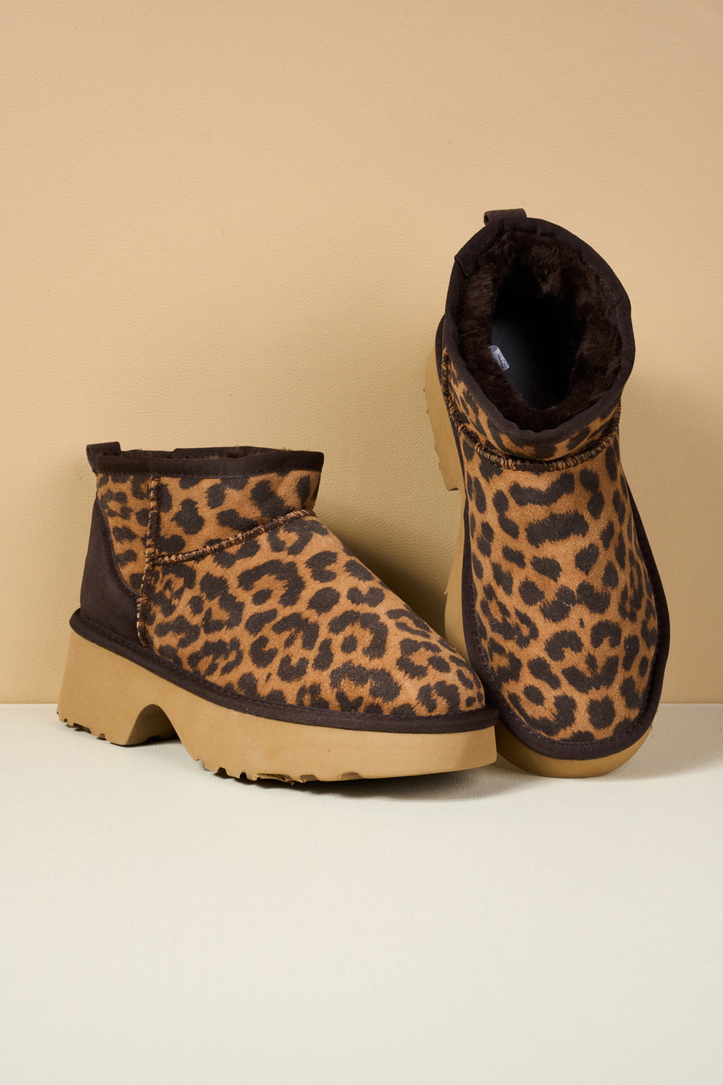 UGG Ultimate Platform Ankle Boots - Cheetah