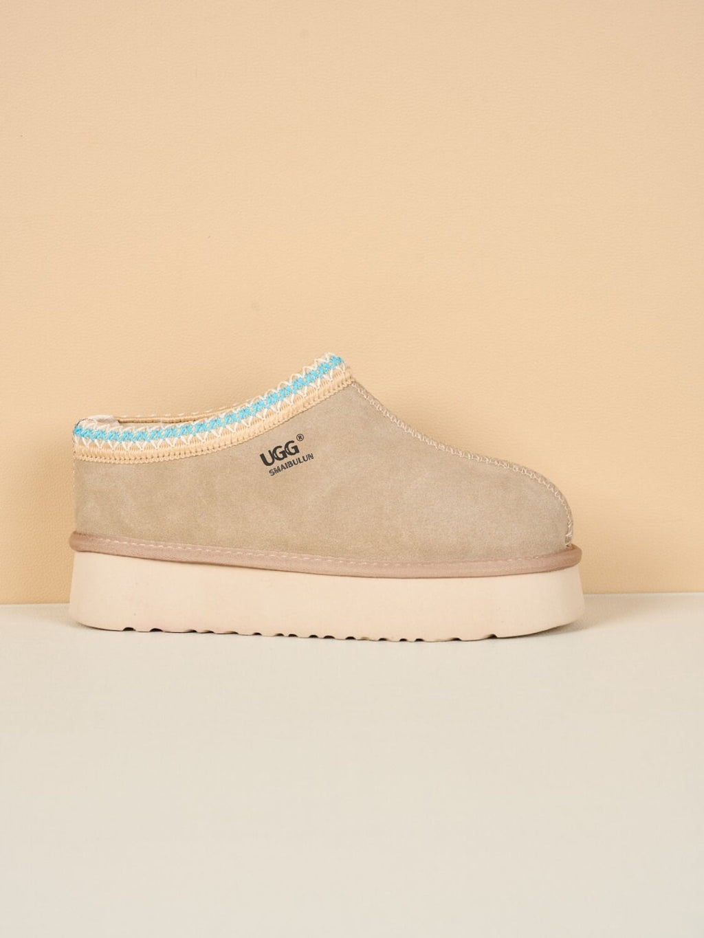 UGG Tassie X Tasman Platform Slipper Boot - Taupe