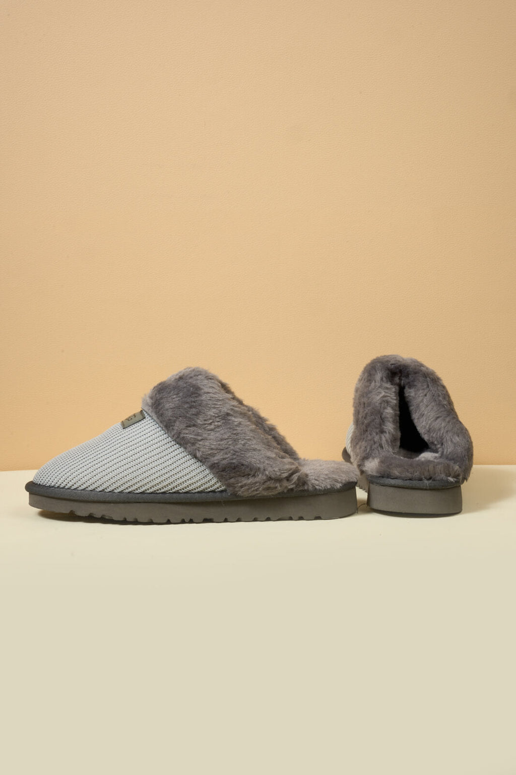UGG Corduroy Knit Wool Blend Slipper - Grey