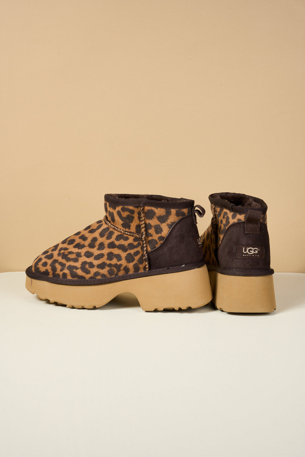 UGG Ultimate Platform Ankle Boots - Cheetah