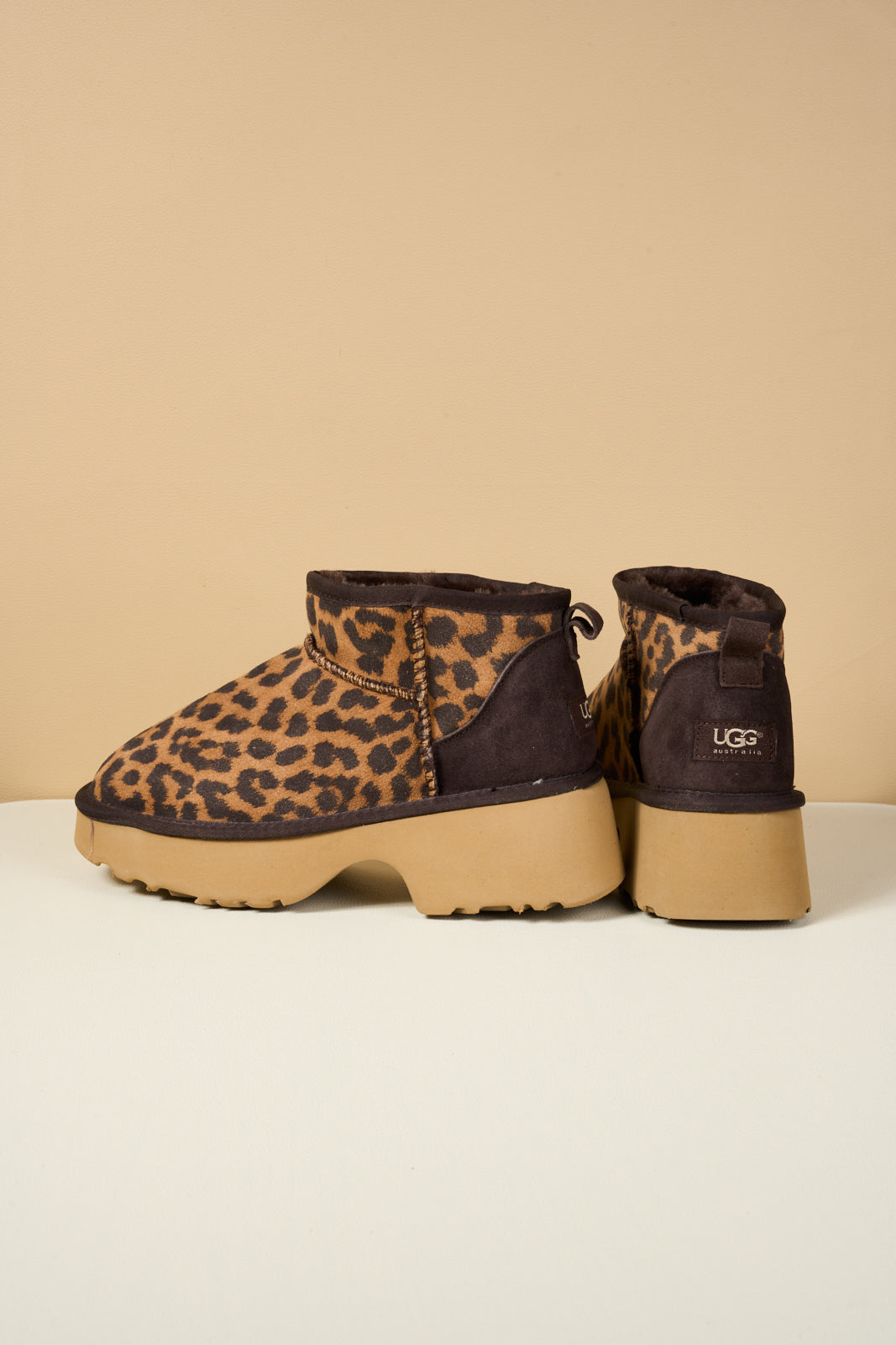 UGG Ultimate Platform Ankle Boots - Cheetah