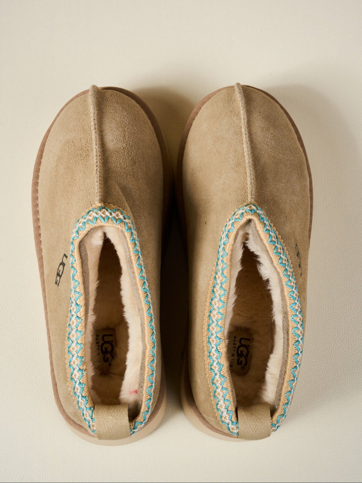 UGG Tazzy Mini Platform Low Ankle Slippers - Neutral