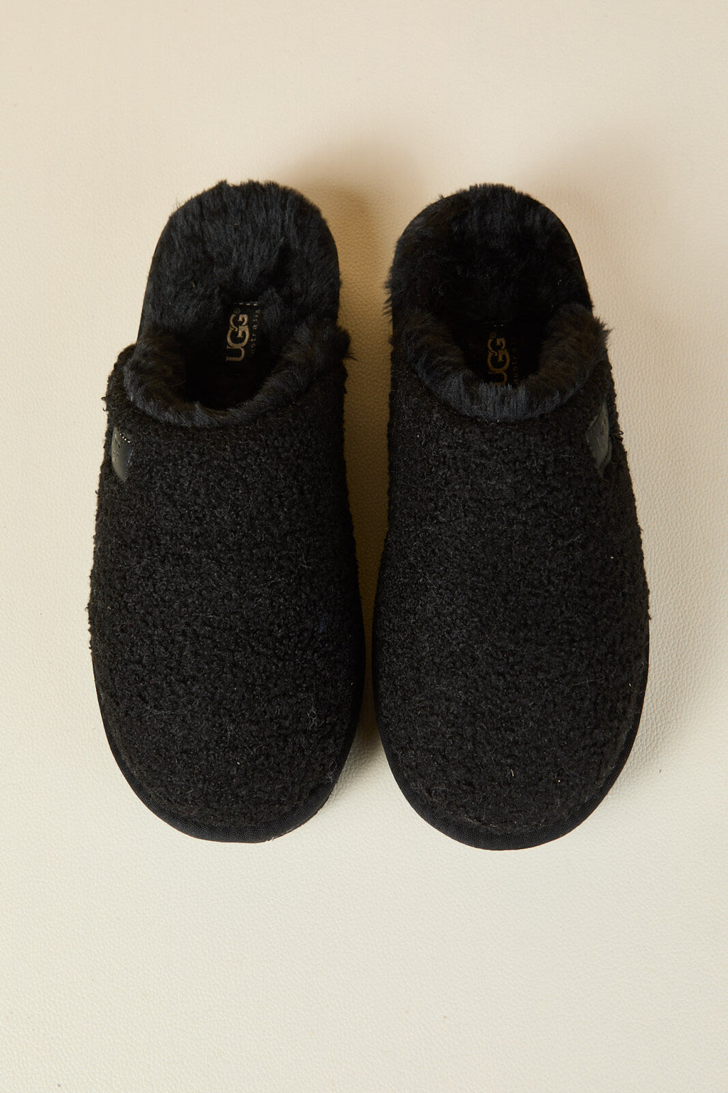 UGG Languorous Shepherd Blend Wool Slipper - Black