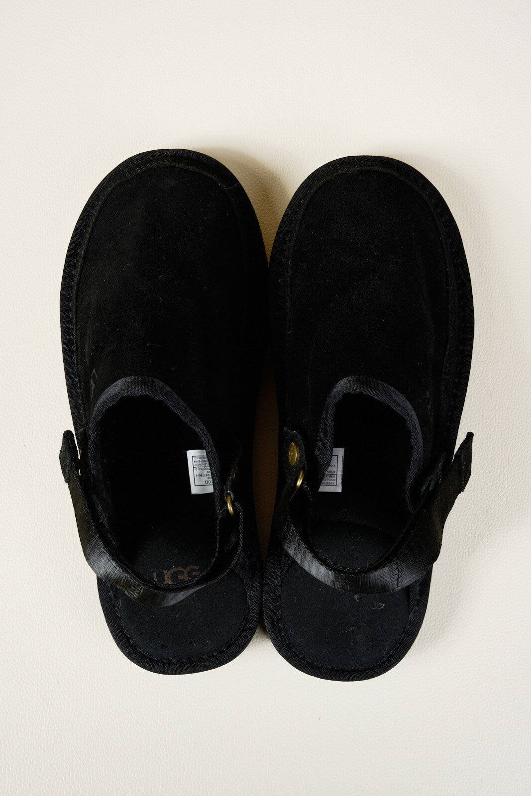 UGG Lyla Suede Slingback Scuff Slipper - Black
