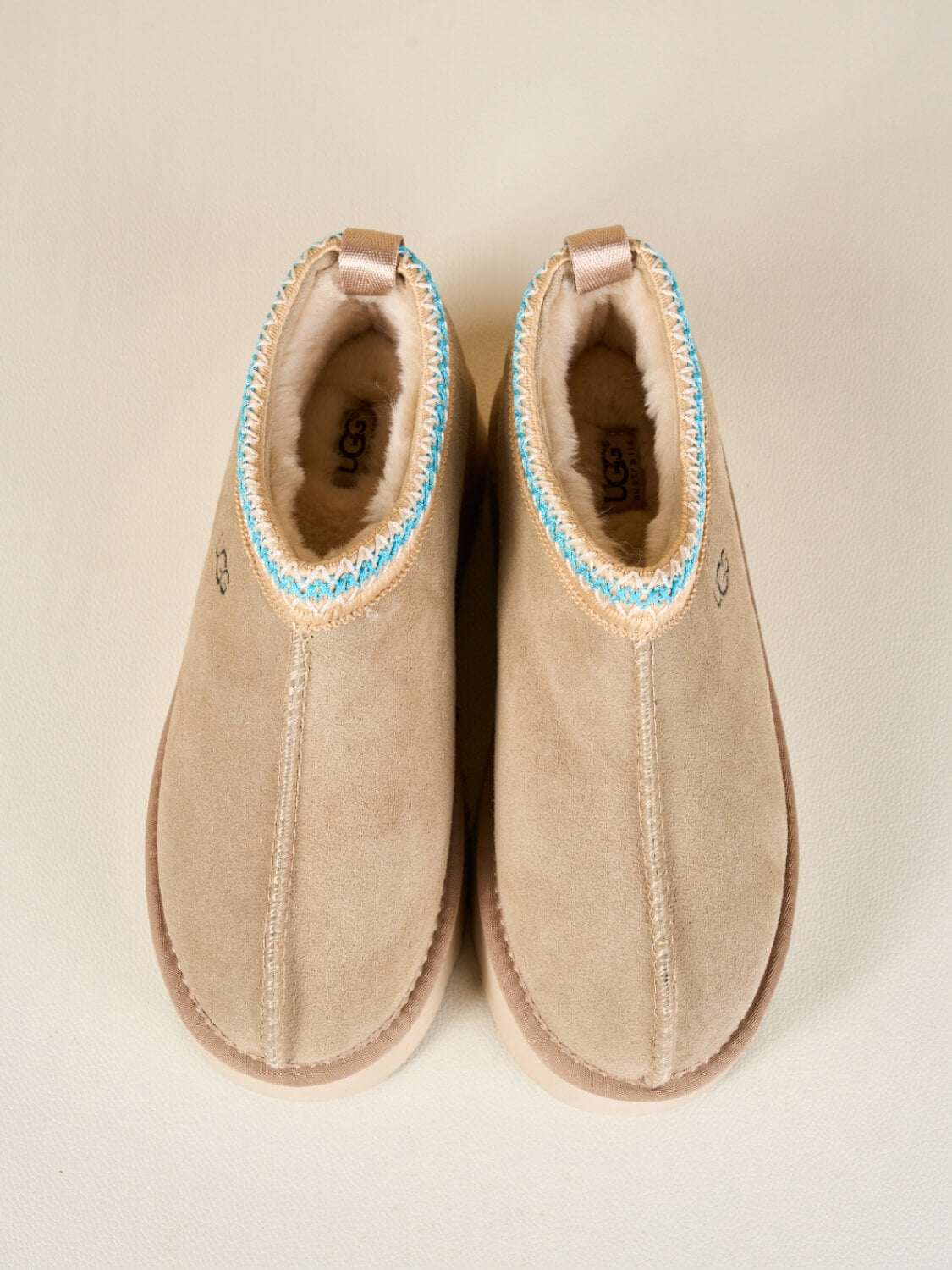 UGG Tassie X Tasman Platform Slipper Boot - Taupe