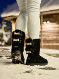 UGG Sequin Bling Ballet Bow Boots - Black