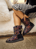 UGG Haute Holidays Sequin Glam Shearling Boots - Multi