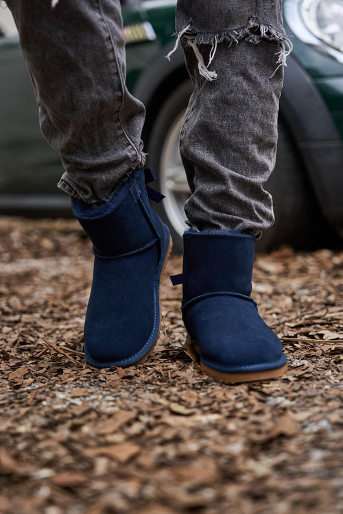 UGG Bailey Bow UGG Mini Boots - Navy