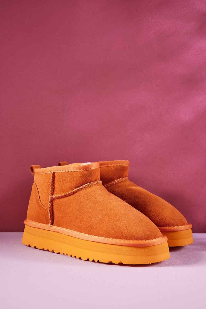 UGG Ultra Mini Platform Low Ankle Boot - Orange