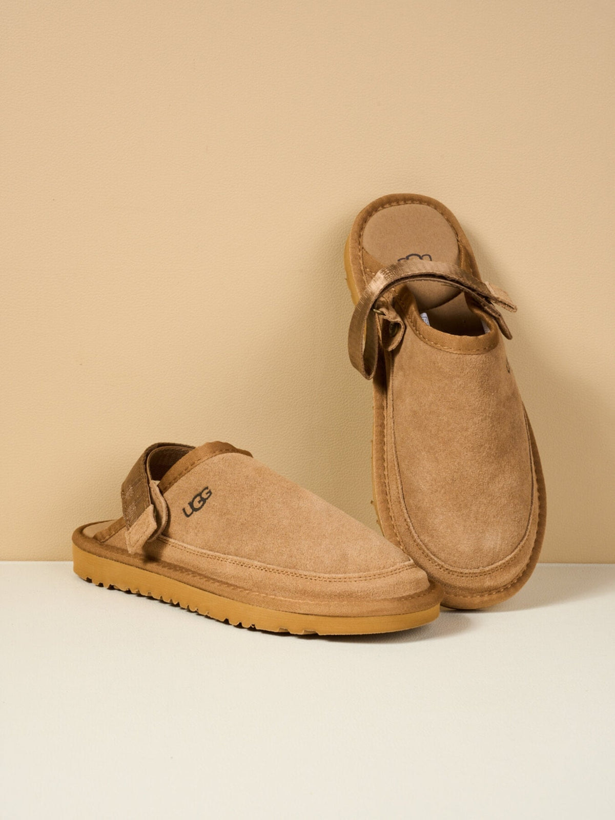 UGG Lyla Suede Slingback Scuff Slipper - Chestnut