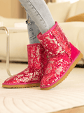 UGG Dallas Glam Sequin Shearling Boots - Rose Pink