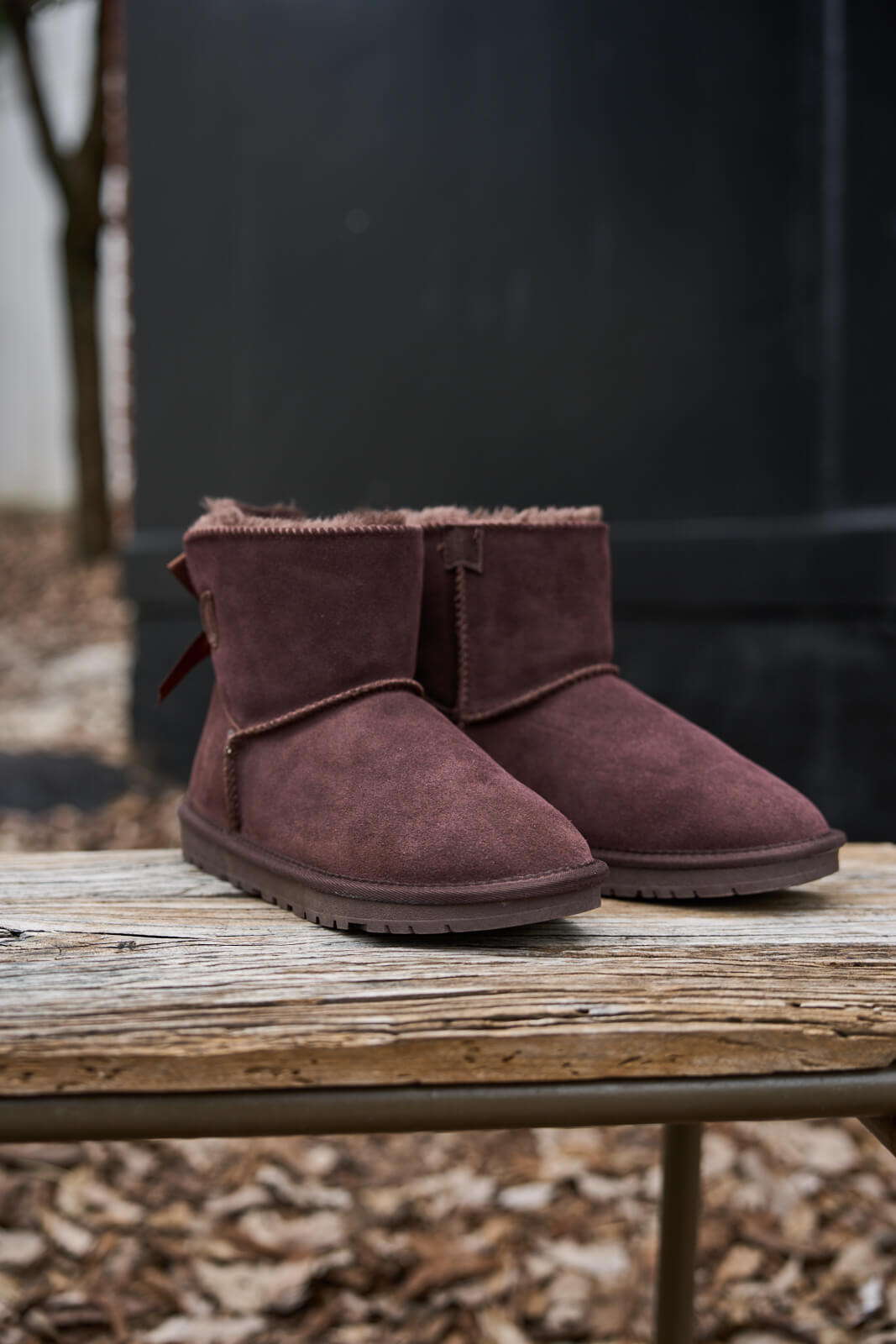 UGG Bailey Bow UGG Mini Boots - Chocolate