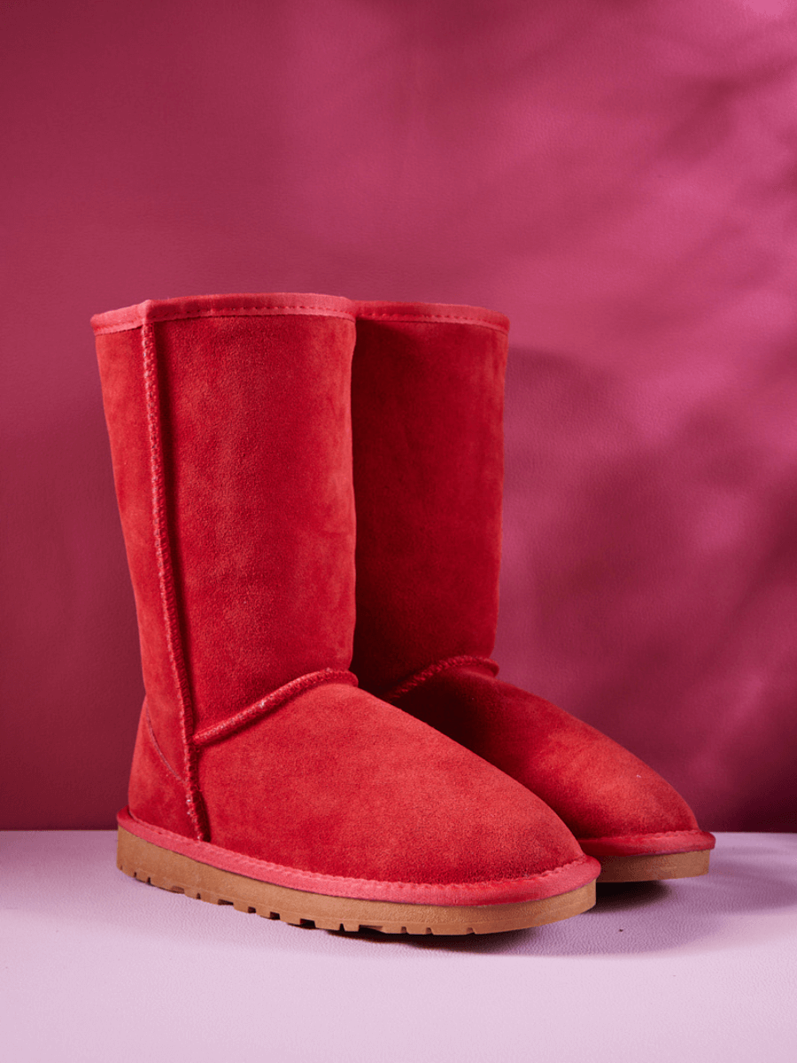 UGG Classic Suede Mid-Length boots - Red