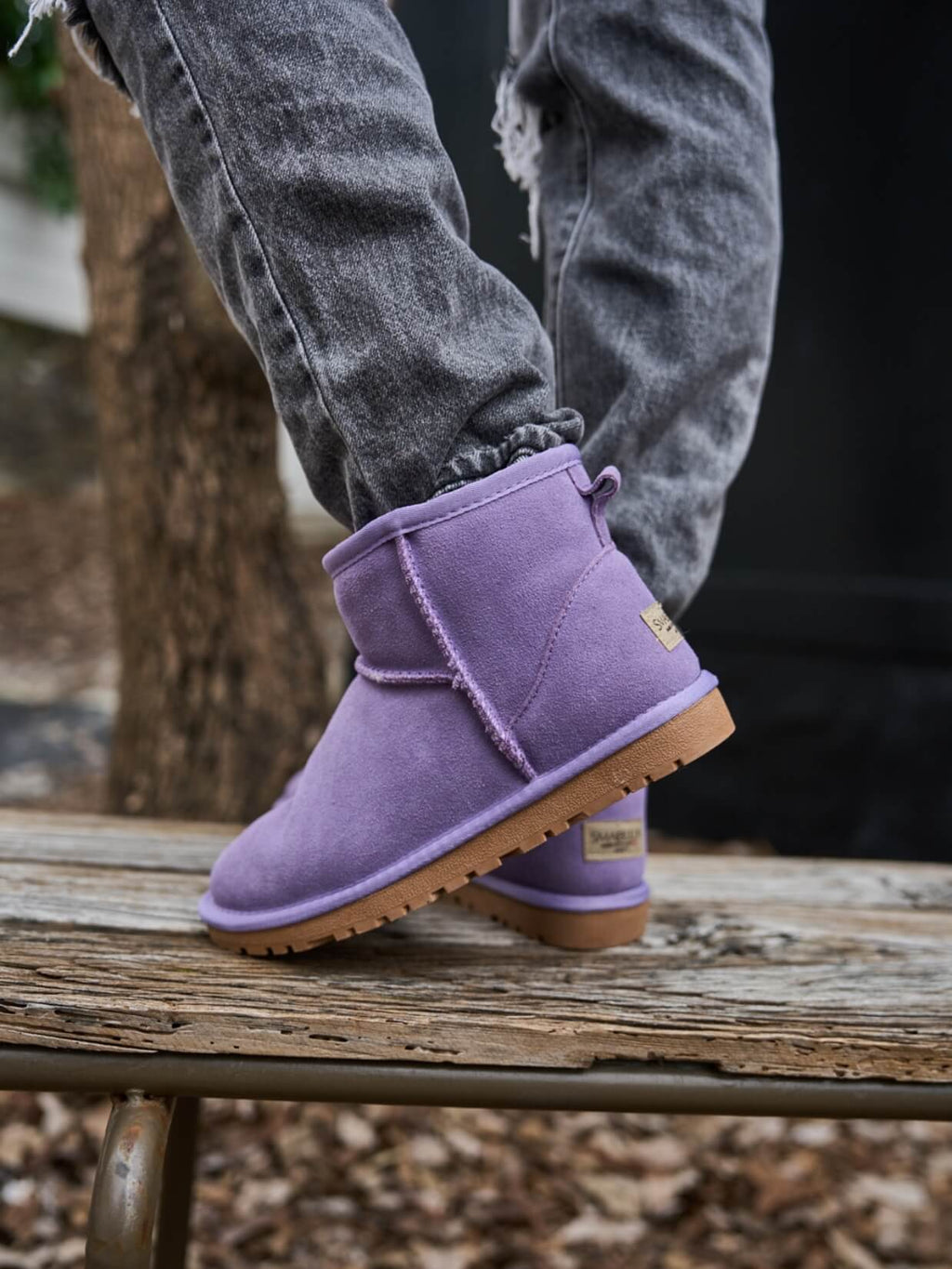 UGG Faux Fur-Lined Classic Short UGG Boots - Lavender