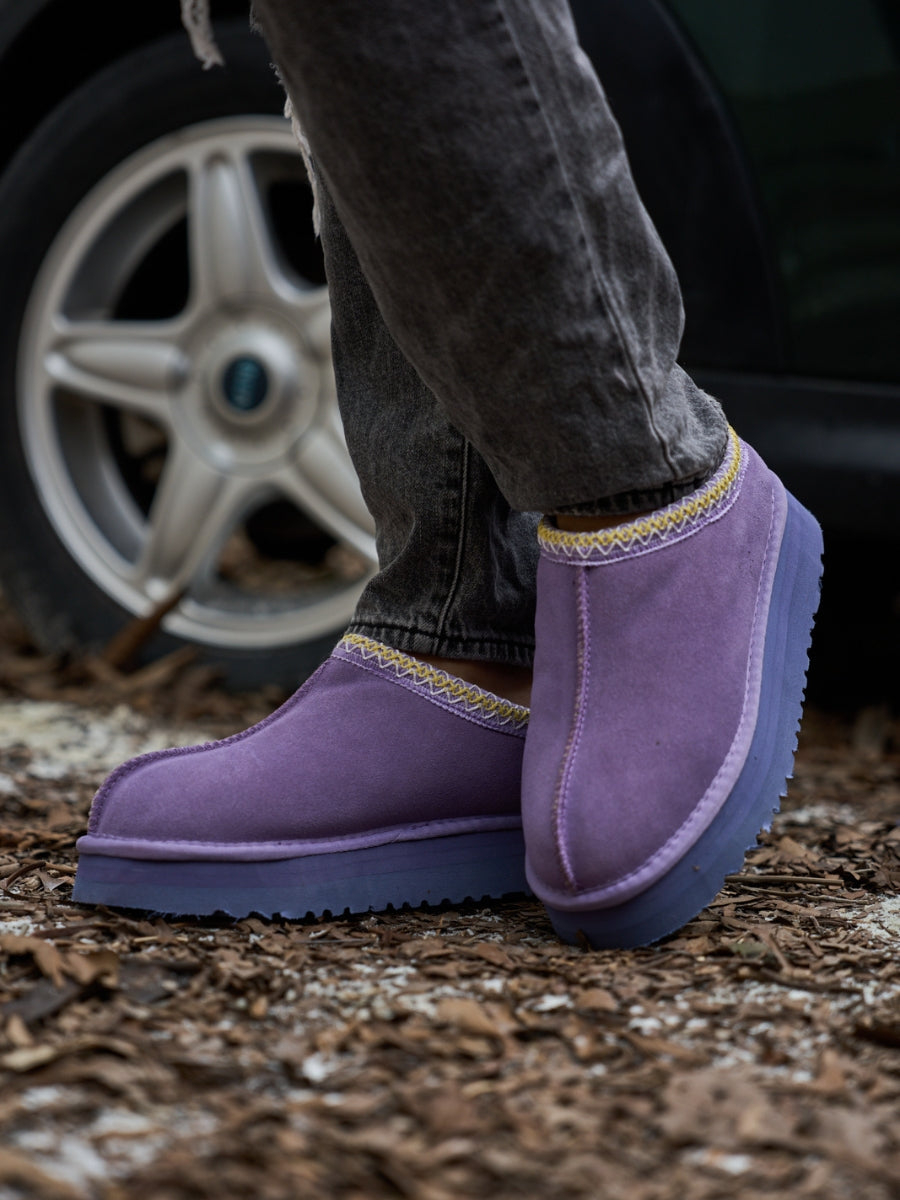 UGG Tassie X Tasman Platform Slipper Boot - Lavender