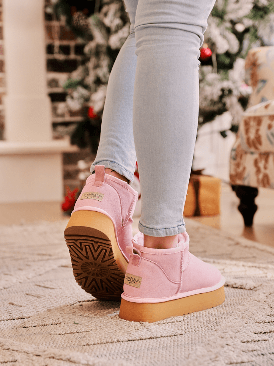 UGG Ultra Mini Platform Low Ankle Boot - Pink