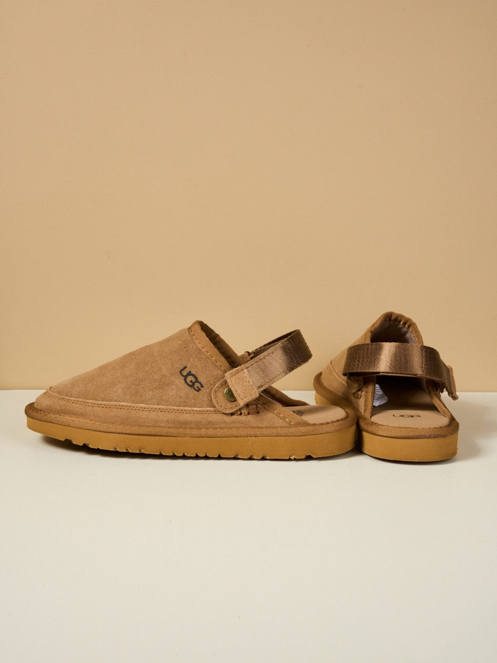 UGG Lyla Suede Slingback Scuff Slipper - Chestnut