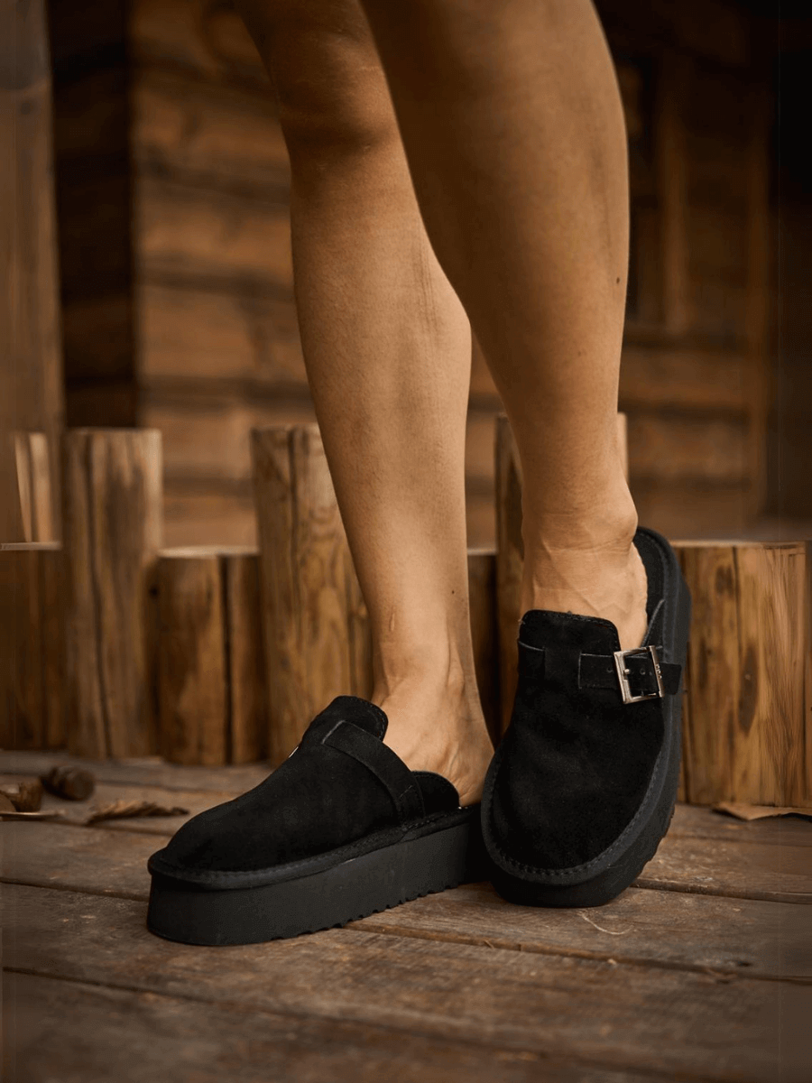 UGG Forever Iconic Platform Clog - Black