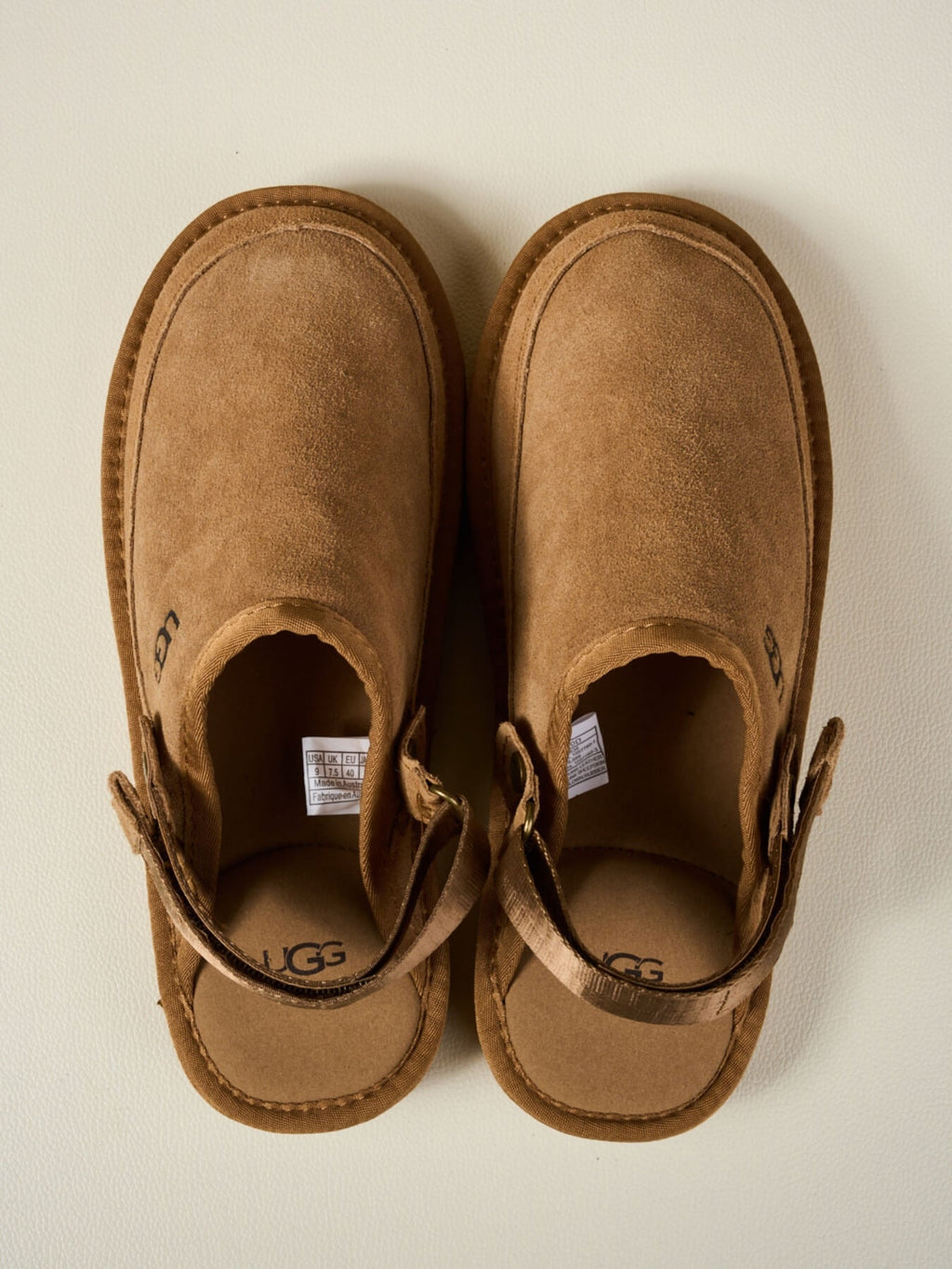 UGG Lyla Suede Slingback Scuff Slipper - Chestnut