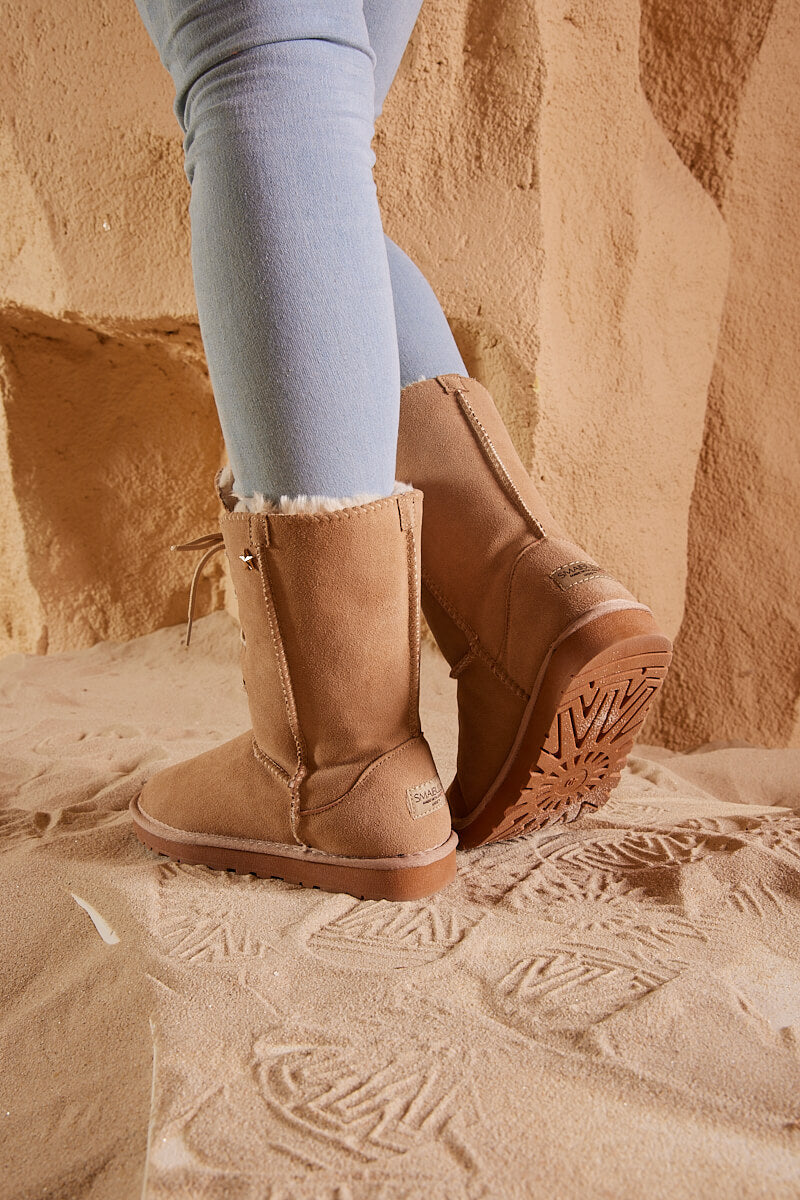 UGG Star Soldier Suede Wool Blend Boots