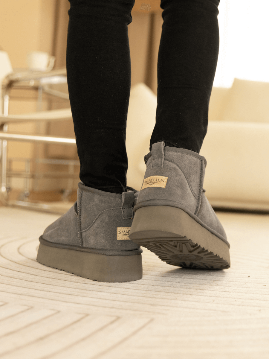 UGG Ultra Mini Platform Low Ankle Boot - Grey