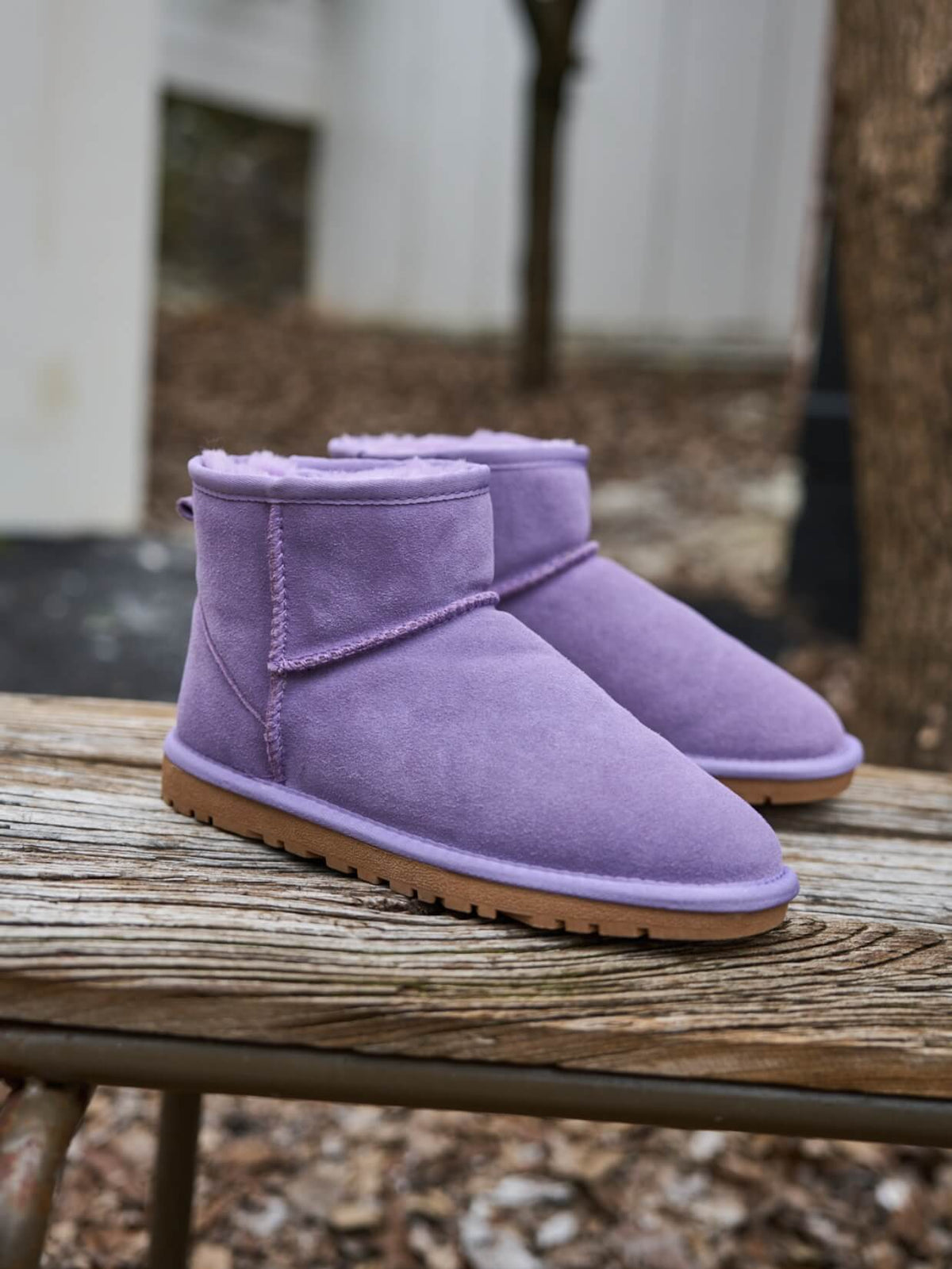 UGG Faux Fur-Lined Classic Short UGG Boots - Lavender