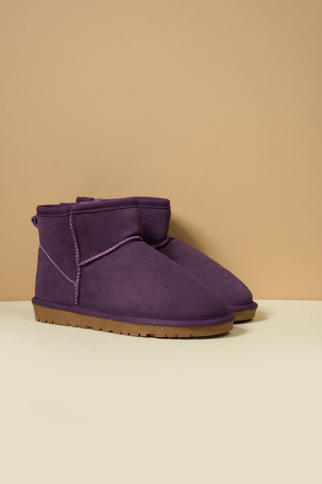 UGG Faux Fur-Lined Classic Short UGG Boots - Purple