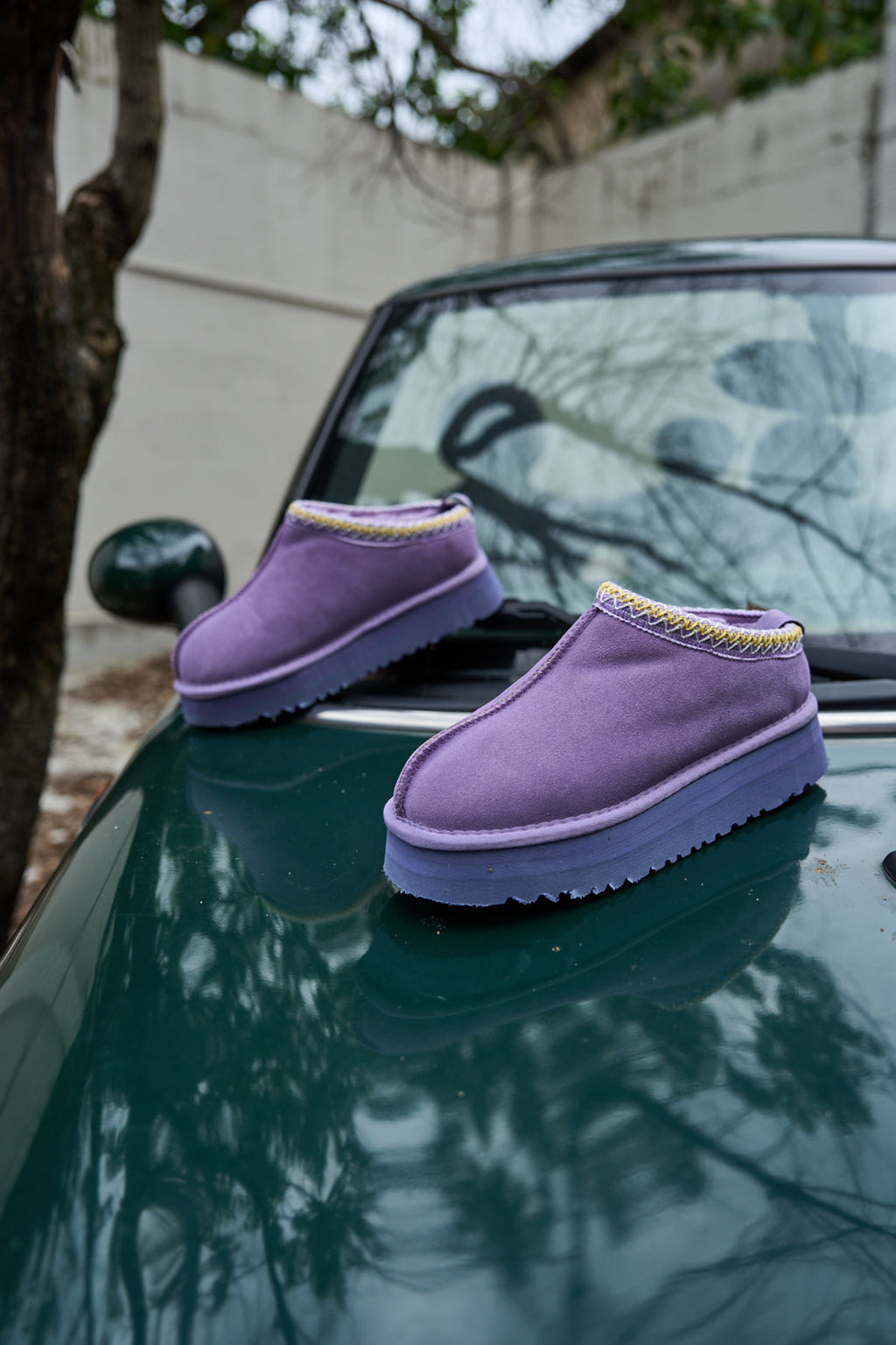 UGG Tassie X Tasman Platform Slipper Boot - Lavender