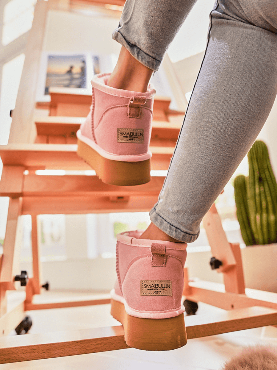UGG Ultra Mini Platform Low Ankle Boot - Pink